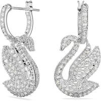 ราคา ต่างหู Swarovski แบบหงส์ งานเคลียร์และโรเดียม พร้อมใช้งาน (53058598104)