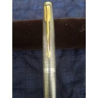 ราคา Parker Sterling Silver Cap Barrel 14K Fountain Pen(หมึกแห้ง)​ (16499241625)