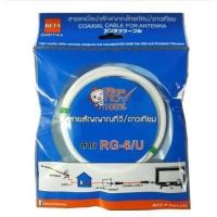 ราคา BETA สายคอนโด สายเคเบิ้ลนำสัญญาณโทรทัศน์/ดาวเทียม RG6/u 1.5 เมตรสีขาว พร้อมปลั๊กตัวผู้ หัว-ท้าย (10632595248)