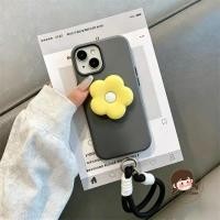ราคา Simple Flowers Holder Candy Color Phone Case สําหรับ Vivo T5X T4 Pro T4R T4X T3 Ultra Lite T3X T2X T1X T1 4G 5G Matte Casing Anti-fall 2 in1 Hard Cover (53209670648)
