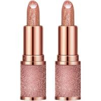 ราคา Lip Jewellery Set 2 ชิ้น Glitter Lipstick er Shiny Lipstick Waterproof Glitter Star Lipstick (43879969643)