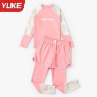 ราคา ชุดว่ายน้ําเด็กสําหรับเด็กผู้หญิงแขนยาวป้องกันแสงแดดสองชิ้นรุ่นใหม่ชุดว่ายน้ําฝึกมืออาชีพ ร้อน ชุด 紫色 (49657368357)