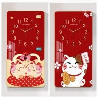 ราคา นาฬิกาแขวนแมว, นาฬิกาแขวน, DECORTATIONS, LUCKY CAT (29987942226)