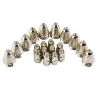 ราคา Ysh 20 ชิ้น P80 ไฟฉายตัดพลาสม่า Consumable ตัด 60A 80A Tip Electrode หัวฉีด (24882392902)
