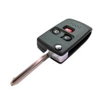 ราคา Wooeight 2+1 Button Blade Remote Key Case Uncut Keyless Fit Ford Escape Explorer F-150 Mercury Mari (56503761736)
