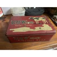 ราคา กล่องสังกะสีเก่า สภาพดี cow brand toilet soap มือสอง (18652604689)
