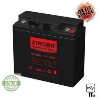 ราคา Battery 18Ah 12V ZIRCON ประกัน 2Y Battery for UPS 10Ah UP แบตเตอรี่แล็ปท็อป (19392518485)