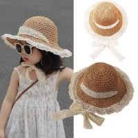 ราคา หมวกสาน หมวกกันแดดปีกกว้างแบบผูกเชือกแฟชั่นฤดูร้อนป้องกันรังสียูวีหมวกชาวประมงพับได้ (44856490067)
