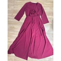 ราคา ส่งต่อชุดเซทออกงาน งานแต่ง เสื้อ กางเกง สีแดง (28286539541)