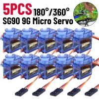 ราคา 5PCS SG90 9G Micro Servo Servo Servo Motor สําหรับ RC เครื่องบินหุ่นยนต์แขน 180°/360° การควบคุมเซอร์โวมอเตอร์คงที่-ปีก สําหรับเฮลิคอปเตอร์เครื่องบิน (26983560556)