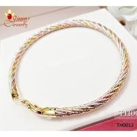 ราคา กำไลข้อมือ 3 กษัตริย์ ลาย Omega 5 เกลียวตัดลาย หนัก 2-3 สลึงตัน เล่นแสงดีมาก (งานอิตาลี) TH0012 (202738129)