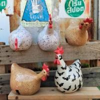 ราคา ตุ๊กตาเซรามิคแต่งสวน ไก่เซรามิค ไก่เกาะรั้ว 5ท่าทาง ตุ๊กตาแต่งสวนตัวใหญ่ ตุ๊กตาไก่ ตุ๊กตาแต่งสวน (26700076079)