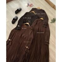 ราคา HANA PLEATS DRESS by Bellaluna / Abaya Plisket Zarra วัสดุ Airflow / Crinkle Plisset DRESS (25079894127)