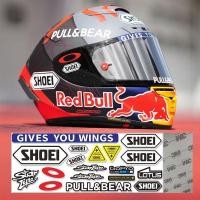 ราคา AGV SHOEI สติ๊กเกอร์หมวกกันน็อคกันน้ําสะท้อนแสงรถจักรยานยนต์ดัดแปลงตกแต่ง LS2 พิมพ์เลนส์ Arai KYT Decal❤4.3 (57508770845)