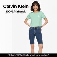 ราคา [ของแท้] Calvin Klein Crop เสื้อยืดผู้หญิงฤดูร้อน Tee สไตล์เกาหลี (47154192508)