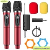 ราคา PROM ไมโครโฟนไร้สาย, ไม่มีเสียงรบกวน UHF ความถี่คงที่คาราโอเกะไมโครโฟน, Universal Handheld Sound 2 ช่องคอนเดนเซอร์ไมโครโฟนแสดงการประชุม (40880490069)