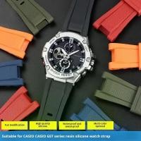 ราคา ผู้ชายสายนาฬิกายางสําหรับ Casio Gshock ซิลิโคนเรซิ่นสายนาฬิกา Gst Gst-210 b100 S110 Gst-w300 410 210 400g S130 S310 S330 band (28441114750)