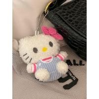 ราคา ตุ๊กตาคิตตี้ขนลอนเล็กจี้กระเป๋าเครื่องประดับตุ๊กตาแมวคิตตี้ hallo Hello กุญแจสวัสดี Hello Kitty (27555841901)