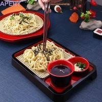 ราคา APERY จานบะหมี่เย็น, พลาสติกพร้อมเสื่อไม้ไผ่ จานบะหมี่โซบะ, คุณภาพสูงสไตล์ญี่ปุ่นแฟชั่นอเนกประสงค์ถาดอาหารซูชิปาร์ตี้ (56158461064)