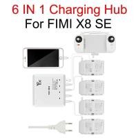 ราคา 6 In 1 Battery Charger สำหรับ XIAOMI FIMI X8 SE Drone Battery Charging Hub Fast Smart Battery Charger พร้อมพอร์ต USB (24703071498)