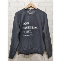 ราคา เสื้อกันหนาวแขนยาว Gildan Heavy Blendลาย “DOG SNUGGLING SHIRT.”อก 38" ยาว 24.5" (57403375573)