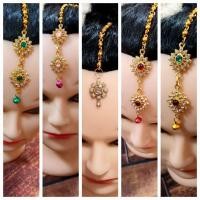 ราคา สร้อยหน้าผากชาวอินเดีย สร้อยหน้าผาก จำนวน 1 เส้น มีให้เลือก 9แบบ (20873299888)