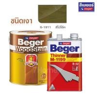 ราคา -สีย้อมไม้เบเยอร์ G-1911 สีโอ๊ค ใช้งานคู่ทินเนอร์ผสม Beger M-1199 ชุดใหญ่ (1020576198)
