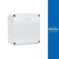 ราคา ELECKTA กล่องพลาสติกกันน้ำ 4x4 นิ้ว สีเทา จัดส่งโดย HomePro (13538177363)