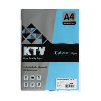 ราคา HOMEHAP K-COLOUR กระดาษทำปก A4 160 แกรม 50 แผ่น เบอร์ 22 สีฟ้า กระดาษการ์ด กระดาษทำปก กระดาษปก (22222324047)