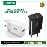 ราคา UGREEN หัวชาร์จชาร์จเร็ว 10.5W สําหรับ iPhone Android 5V 2.1A 50459 50460 (44958877144)