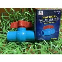 ราคา บอลวาล์วพีวีซี PVC บอลวาล์ว บอลวาล์วPVC Ball valve Ball ขนาด4หุน6หุน1นิ้ว1.5นิ้ว2นิ้ว (13612455218)