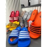 ราคา N รองเท้าแตะแบบสวม ADDA แอดด้า รุ่น55R01 , 55R03 สี ดำ กรม ส้ม แดง เหลือง ฟ้า เทา ครีม Size 4-10 (22437503868)