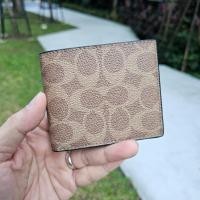ราคา ผ่อน 0%กระเป๋าสตางค์ชาย Id Billfold Wallet In Signature กระเป๋าตังค์ผู้ชาย ไม่มีไส้ Style No. CY394 (44026984555)