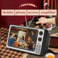 ราคา 12 นิ้วโทรศัพท์หน้าจอแว่นขยายขยายขาตั้งที่วางโทรศัพท์ HD Video Amplifier ป้องกันดวงตา Retro กล่องทีวีสําหรับ Iphone (50907542901)