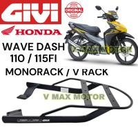 ราคา Honda Wave Dash FI Monorack GIVI V RACK / Box Kaki / Tapak Box Givi Sesuai All Universal Box: GIVI/RAPIDO (50009124887)