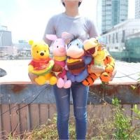 ราคา ตุ๊กตา Pooh หมีพูห์ & Piglet พิกเล็ต & Eeyore อียอร์ & Tigger ทิกเกอร์ ปิกนิก 12นิ้ว พู พูห์ หมีพู (967389646)