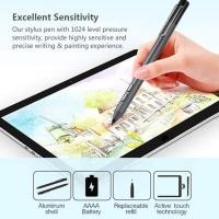 ราคา Stylus Pen for Surface Pro 3 4 5 Laptop Tablet with 4096 Pressure Sensitivity 35EA with Replacement Tip + AAAA Battery (18544348697)