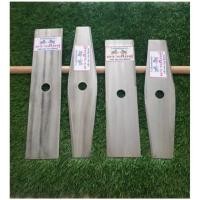 ราคา ใบมีดตัดหญ้าตราเสือคู่ ขนาด 14” 16”นิ้ว ทรง ตรง ,ทรงมะละกอ (22549755578)