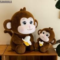 ราคา SANAVALA กล้วยลิงของเล่นตุ๊กตา,ปุย PP ผ้าฝ้ายลิงตุ๊กตาตุ๊กตา, Plushie ของเล่นการ์ตูนตุ๊กตาน่ารักกล้วยลิงตุ๊กตาเด็ก (45206477981)