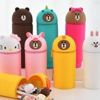 ราคา กล่องใส่ปากกาซิลิโคน Line Friends น่ารัก (28188762152)