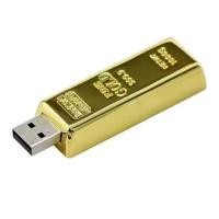 ราคา USB แฟลชไดร์ฟแท่งโลหะสีทองแท่ง2.0หน่วยความจำ4GB U ดิสก์ Pendrive แฟลชไดร์ฟ S (27594372286)