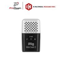 ราคา IK Multimedia iRig Mic Cast 2 ไมค์โครโฟนสำหรับต่อโทรศัพท์มือถือ ไมค์ไลฟ์สด ไมค์อัดเสียง (ProPlugin) (16293849686)