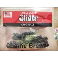 ราคา หนอนยาง Slider หางหนอน 2.5นิ้ว ดำหางเขียวใส (24297571461)