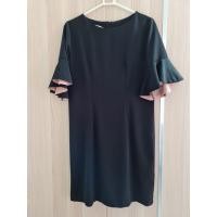 ราคา เดรส สีดำ แขนระบาย CrossTwelfth (3007088326)