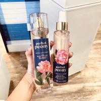 ราคา (ขายดี พร้อมส่ง)แท้จากช้อป!! Bath & Body Works กลิ่น PERFECT PEONY Body Spray & Mist (7292934491)