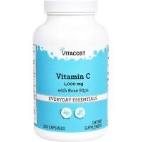 ราคา ของแท้ % Vitacost Vitamin C with Rose hips ไวตามิน วิตามินซี 1000mg จากอเมริกา - 250 แคปซูล (7370470457)