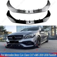 ราคา Car Front Bumper Lip Splitter For Mercedes Benz CLA Class C117 CLA200 CLA220 CLA250 CLA45 AMG 2015- (53302562874)