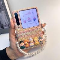 ราคา น่ารักเกาหลี 3D การ์ตูนตัวอักษรรูปแบบทอกรณีไข่มุก HuaWei Pura X สําหรับ HuaWei Pura X ป้องกันปกหลัง (46704793712)