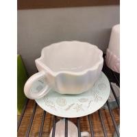ราคา ของแท้ Starbucks Pearl Glaze with Saucer Mug 12oz. (16261775689)