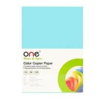 ราคา กระดาษสีถ่ายเอกสาร 16 A4 80 แกรม ฟ้าเข้ม (500แผ่น) ONE (29208230567)